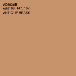 #C6936B - Antique Brass Color Image