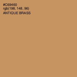 #C69460 - Antique Brass Color Image