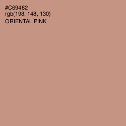 #C69482 - Oriental Pink Color Image