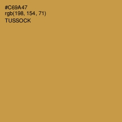 #C69A47 - Tussock Color Image