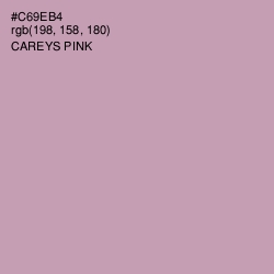 #C69EB4 - Careys Pink Color Image