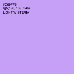 #C69FF6 - Light Wisteria Color Image