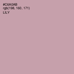 #C6A0AB - Lily Color Image