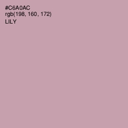 #C6A0AC - Lily Color Image