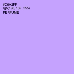 #C6A2FF - Perfume Color Image
