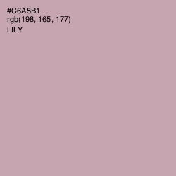 #C6A5B1 - Lily Color Image