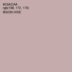 #C6ACAA - Bison Hide Color Image