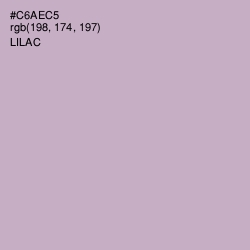 #C6AEC5 - Lilac Color Image