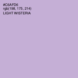 #C6AFD6 - Light Wisteria Color Image
