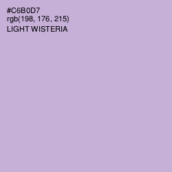 #C6B0D7 - Light Wisteria Color Image
