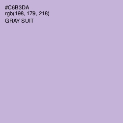 #C6B3DA - Gray Suit Color Image