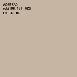 #C6B5A2 - Bison Hide Color Image