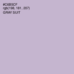 #C6B5CF - Gray Suit Color Image