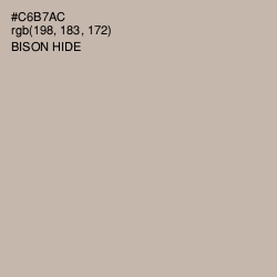 #C6B7AC - Bison Hide Color Image