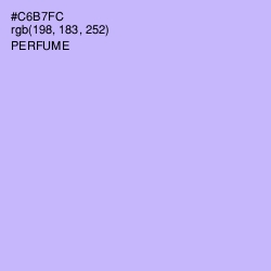 #C6B7FC - Perfume Color Image