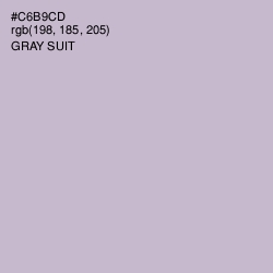 #C6B9CD - Gray Suit Color Image