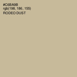 #C6BA9B - Rodeo Dust Color Image