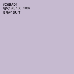 #C6BAD1 - Gray Suit Color Image