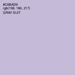 #C6BAD9 - Gray Suit Color Image
