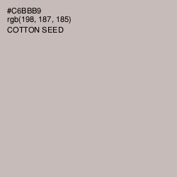 #C6BBB9 - Cotton Seed Color Image