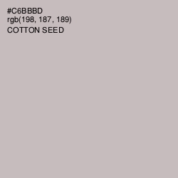 #C6BBBD - Cotton Seed Color Image