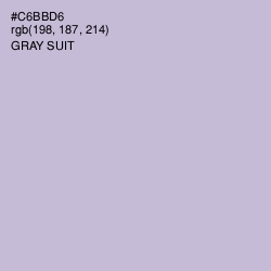 #C6BBD6 - Gray Suit Color Image