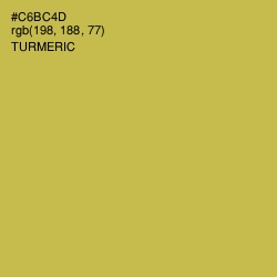#C6BC4D - Turmeric Color Image