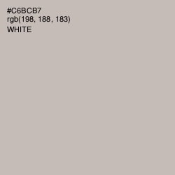 #C6BCB7 - Cotton Seed Color Image