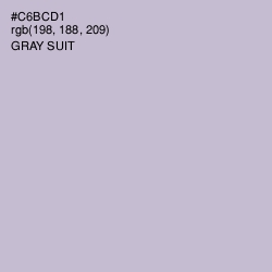 #C6BCD1 - Gray Suit Color Image