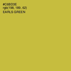 #C6BD3E - Earls Green Color Image