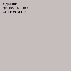 #C6BDBD - Cotton Seed Color Image