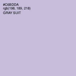 #C6BDDA - Gray Suit Color Image