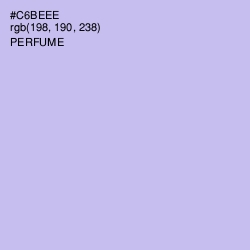 #C6BEEE - Perfume Color Image