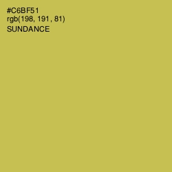 #C6BF51 - Sundance Color Image