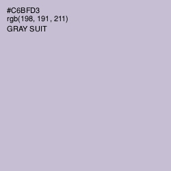 #C6BFD3 - Gray Suit Color Image