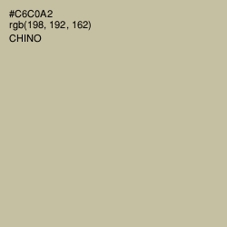 #C6C0A2 - Chino Color Image