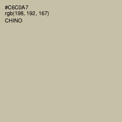 #C6C0A7 - Chino Color Image