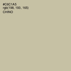 #C6C1A5 - Chino Color Image