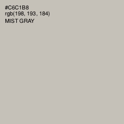 #C6C1B8 - Mist Gray Color Image