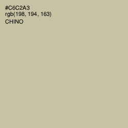 #C6C2A3 - Chino Color Image