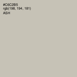 #C6C2B5 - Ash Color Image