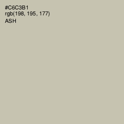 #C6C3B1 - Ash Color Image