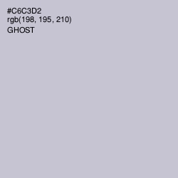#C6C3D2 - Ghost Color Image