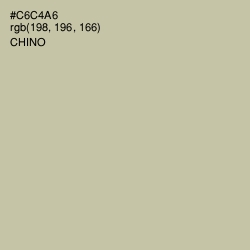 #C6C4A6 - Chino Color Image
