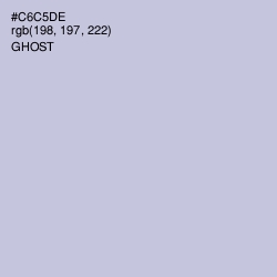#C6C5DE - Ghost Color Image