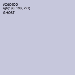 #C6C6DD - Ghost Color Image