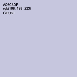#C6C6DF - Ghost Color Image