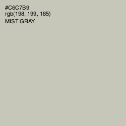 #C6C7B9 - Mist Gray Color Image