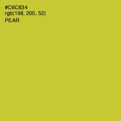 #C6C834 - Pear Color Image
