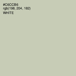 #C6CCB6 - Foggy Gray Color Image